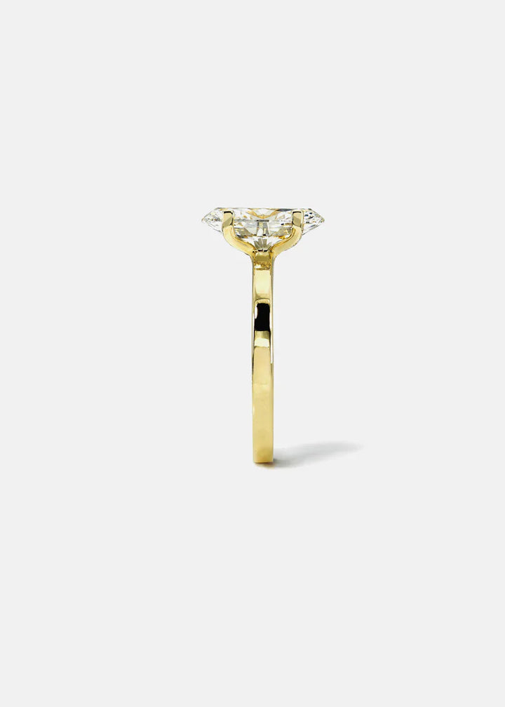 3.0ct Oval Cut E/VS CVD XO Hidden Diamond Solitaire Timeless Engagement Rings With Wedding Band