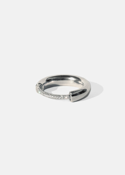 Round Cut Lab Grown Diamond Unique Wedding Band