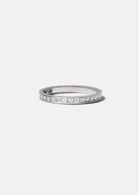 Channel Pave Lab Grown Diamond Eternity Wedding Band