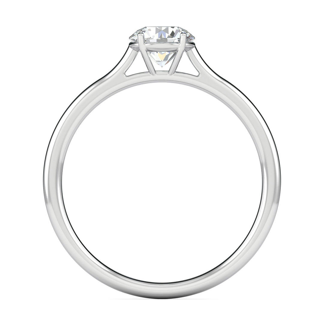 1.02ct Round F- VS2 Lab Grown Diamond Solitaire Engagement Ring