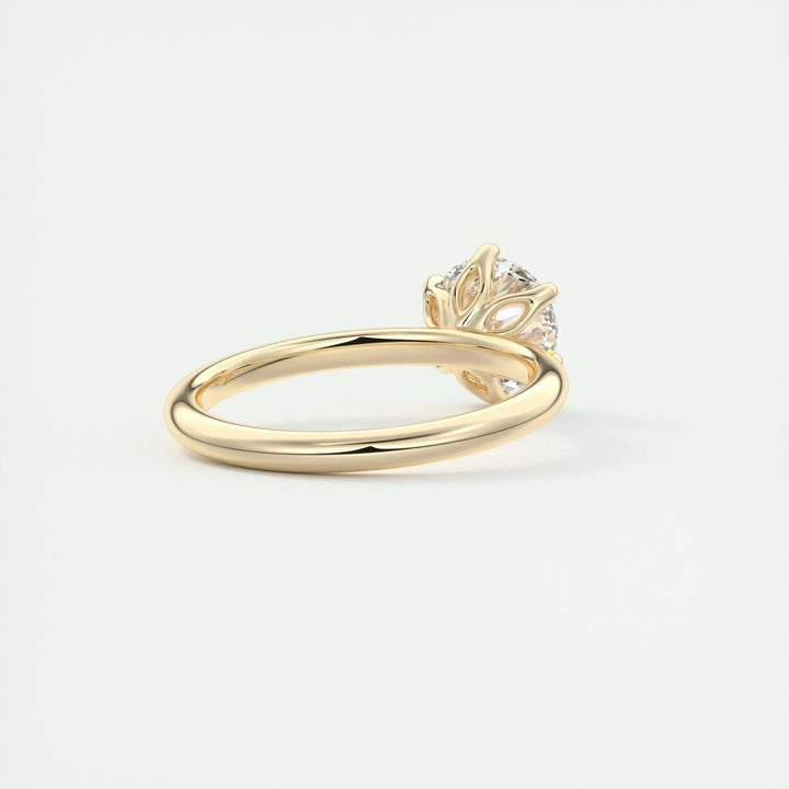 1.5ct Round F- VS1 Diamond Solitaire Lab Grown Engagement Ring