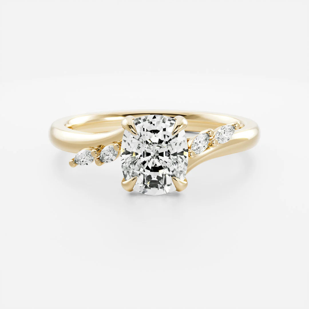 cushion ring, lab grown cushion ring, cushion diamond ring, engagement ring lab grown, engagement ring lab diamond, engagement ring lab grown diamonds, lab diamond engagement ring, Unique engagement rings for her, Best engagement rings for women