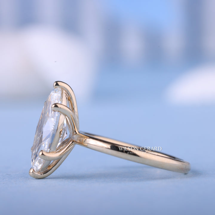 1.50CT Marquise E/VS1 Lab Grown Diamond Solitaire Engagement Ring