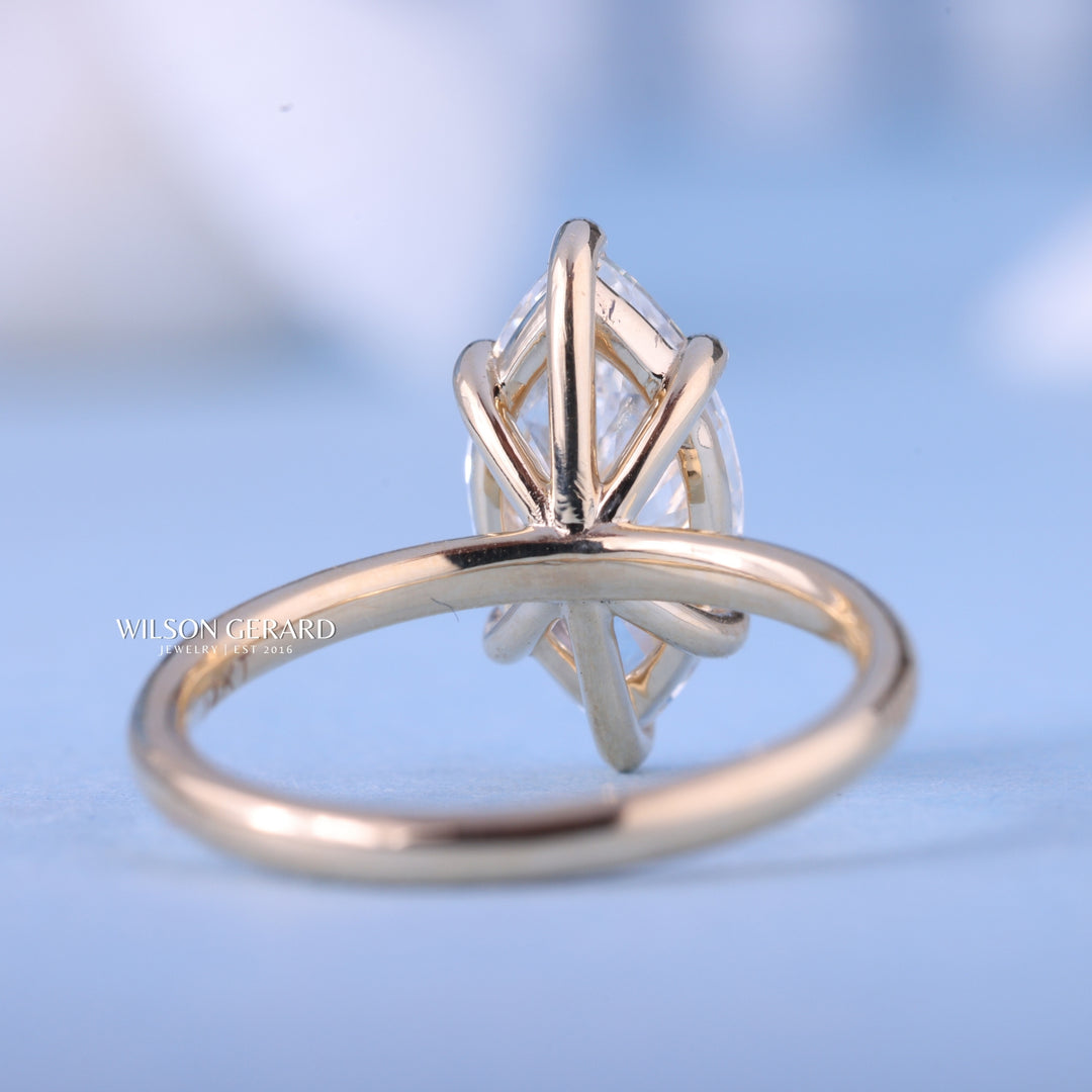 1.50CT Marquise E/VS1 Lab Grown Diamond Solitaire Engagement Ring