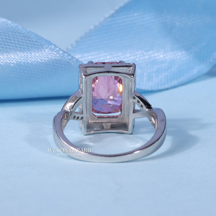 2.50CT Ice Crush Radiant Cut E/VS1 Lab Grown Diamond Halo Split Shank Engagement Ring