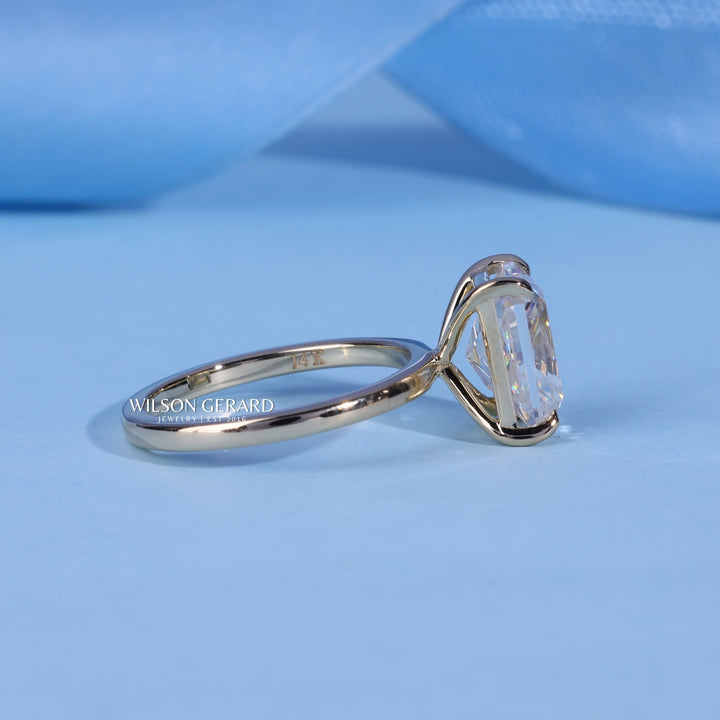 2.0CT Radiant E/VS1 Lab Grown Diamond Solitaire Timeless Engagement Rings