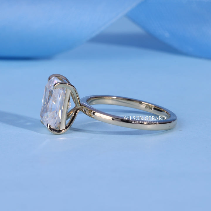 2.0CT Radiant E/VS1 Lab Grown Diamond Solitaire Timeless Engagement Rings