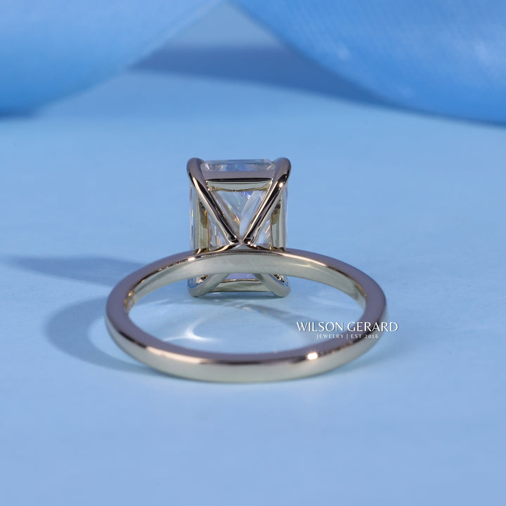 2.0CT Radiant E/VS1 Lab Grown Diamond Solitaire Timeless Engagement Rings