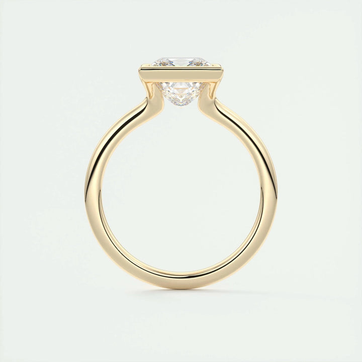 2ct Princess Cut Lab Grown Diamond Solitaire Engagement Ring