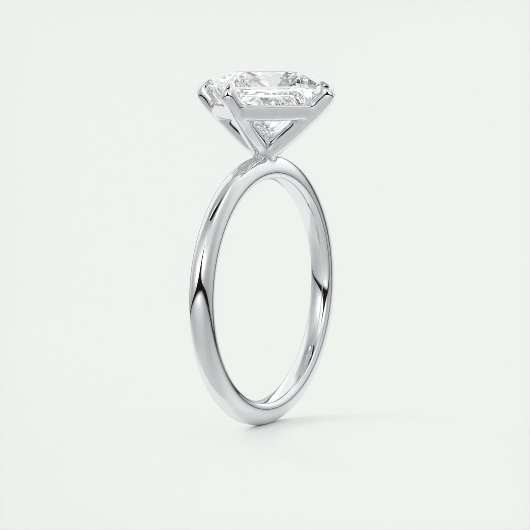 2ct Princess F- VS1 Lag Grown Diamond Solitaire Engagement Ring