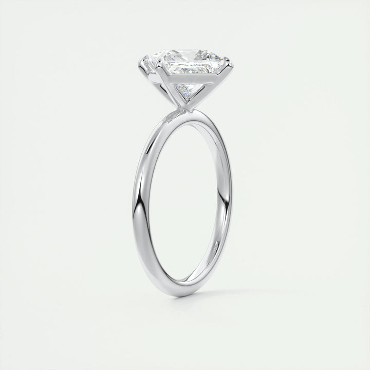 2ct Princess F- VS1 Lag Grown Diamond Solitaire Engagement Ring
