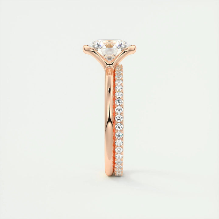 2ct Round Cut F- VS1 Lab Grown Diamond Solitaire Engagement Ring