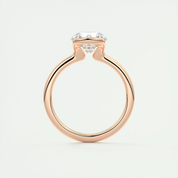 2ct Round Cut F- VS1 Lab Grown Diamond Solitaire Engagement Ring