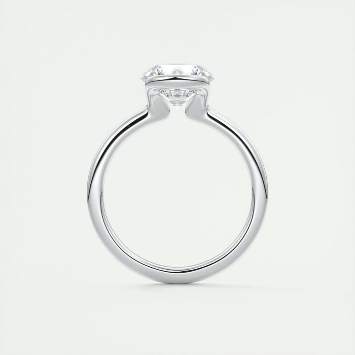 2ct Round Cut F- VS1 Lab Grown Diamond Solitaire Engagement Ring