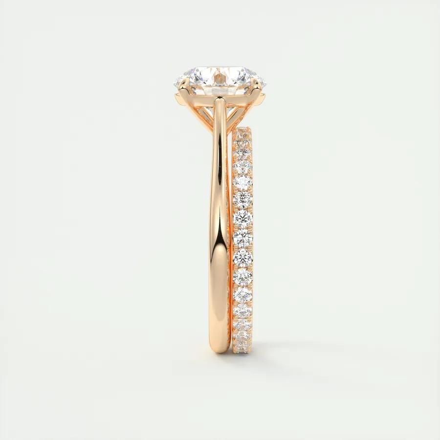 2ct Round F- VS1 Lab Grown Diamond Solitaire Engagement Ring