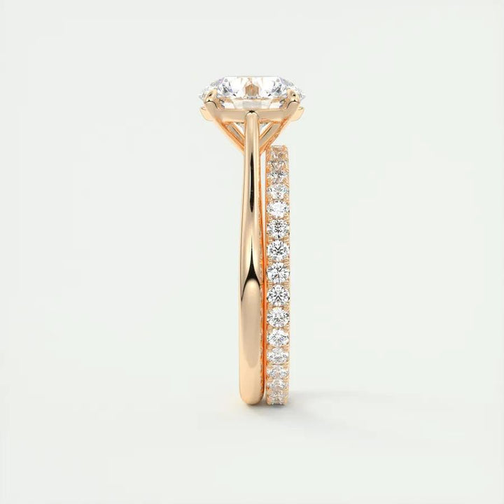 2ct Round F- VS1 Lab Grown Diamond Solitaire Engagement Ring