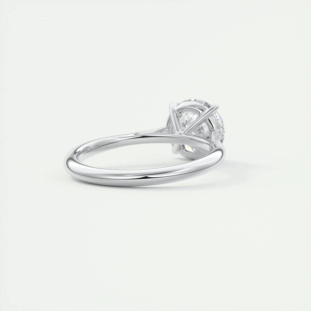 2ct Round F- VS1 Lab Grown Diamond Solitaire Engagement Ring