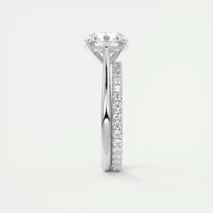 2ct Round F- VS1 Lab Grown Diamond Solitaire Engagement Ring