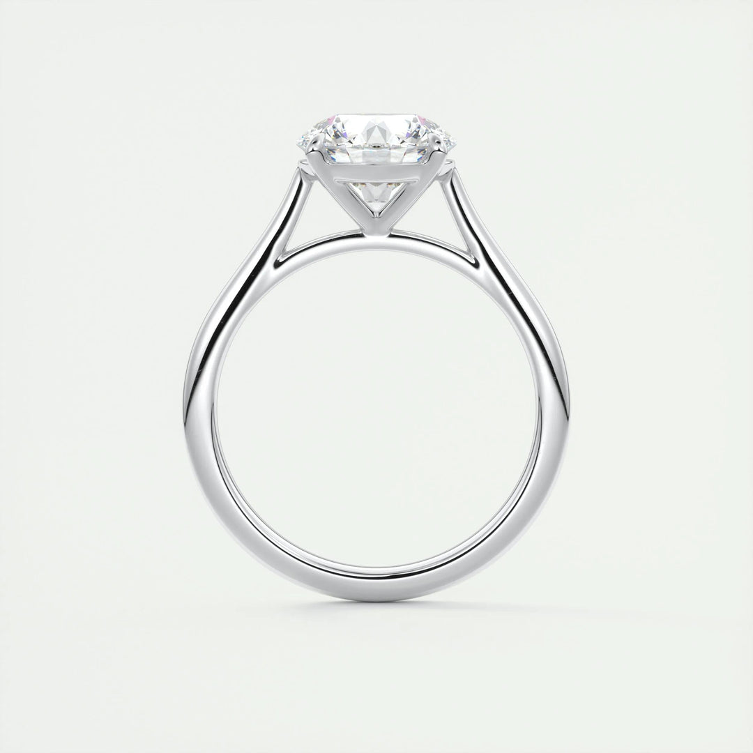 2ct Round F- VS1 Lab Grown Diamond Solitaire Engagement Ring