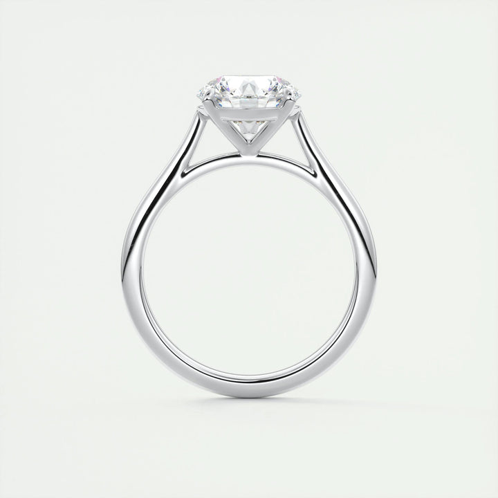 2ct Round F- VS1 Lab Grown Diamond Solitaire Engagement Ring