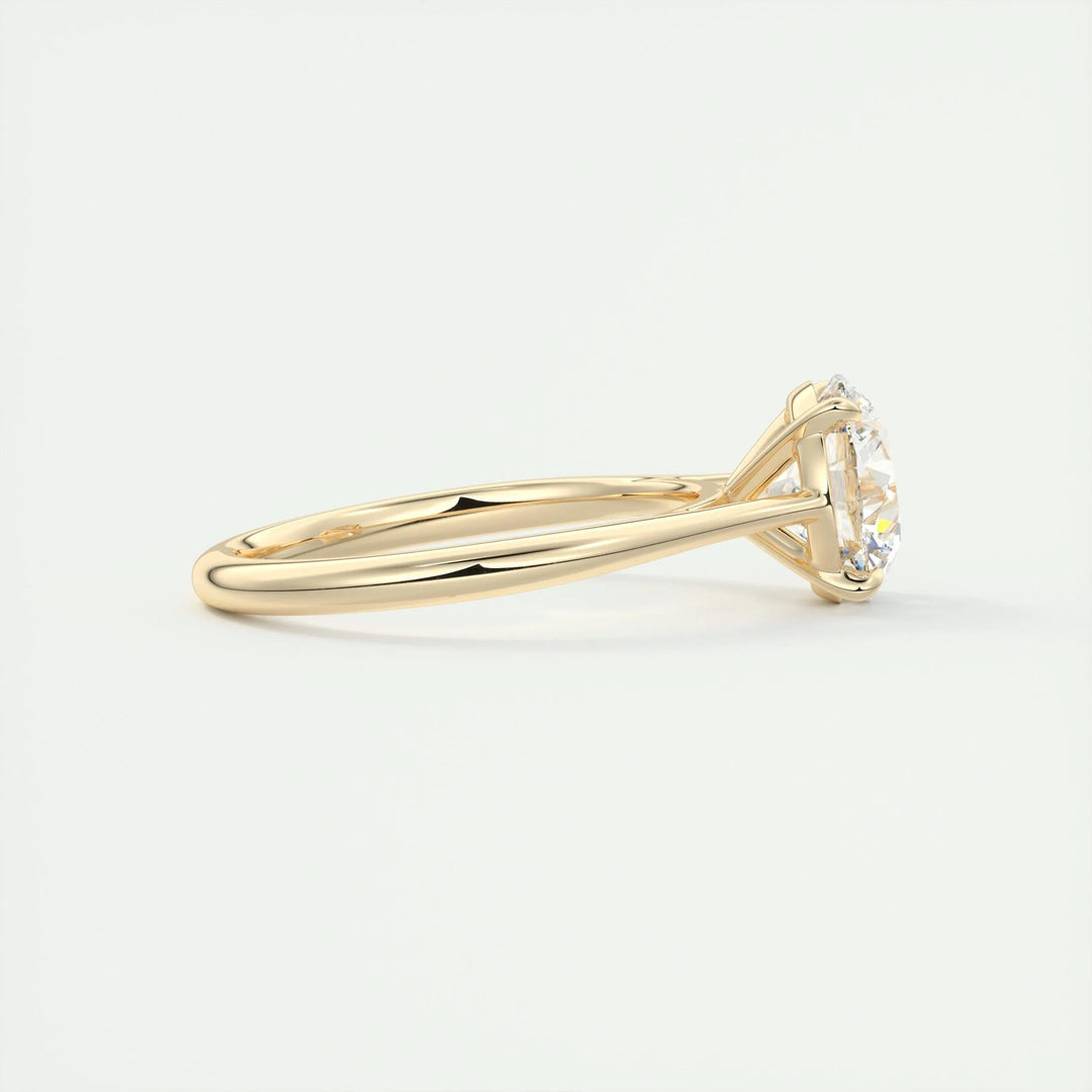 2ct Round F- VS1 Lab Grown Diamond Solitaire Engagement Ring