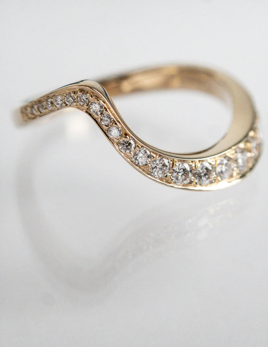 0.50CT-1.50CT Round E/VS CVD Diamond By Pass Engagement Dream Ring With Matching Band