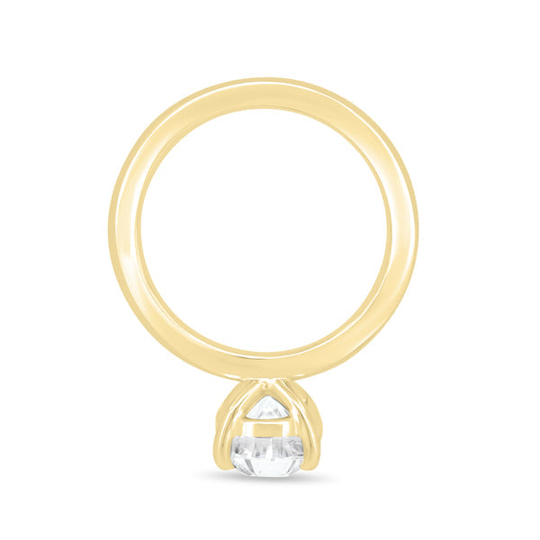 1.50CT Oval E/VS1 Lab Grown Diamond Solitaire Engagement Ring