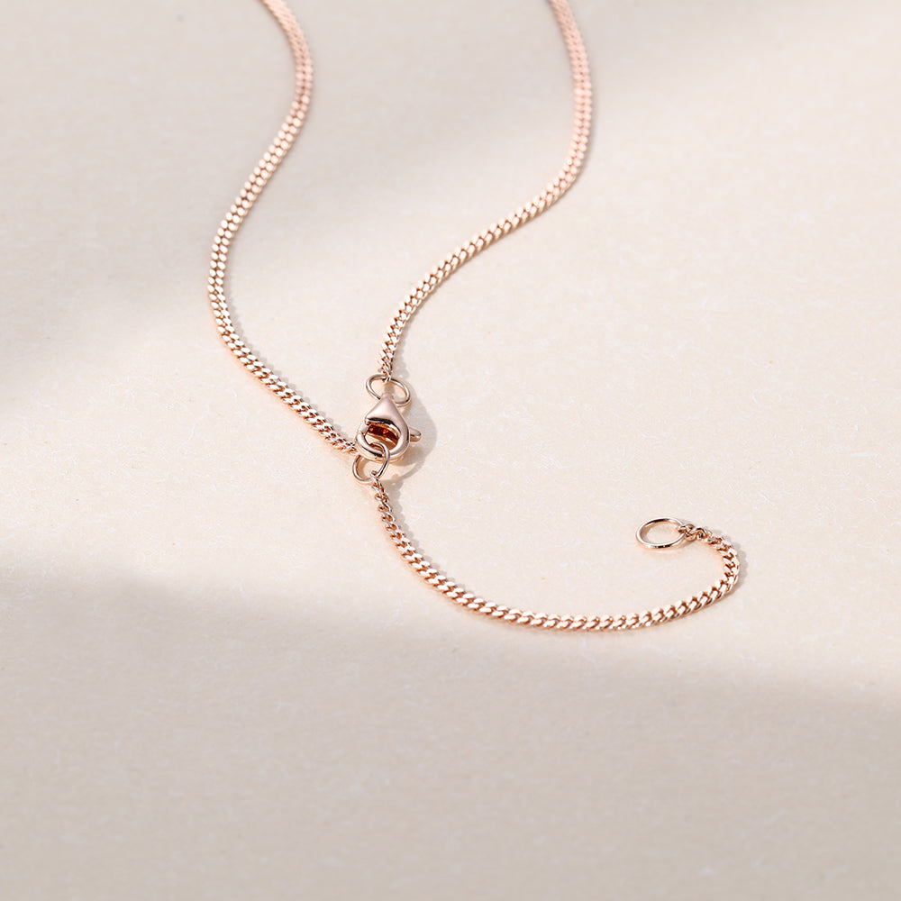 Pear Cut Bezel Lab Grown Diamond Nature Inspired Pendant Necklace