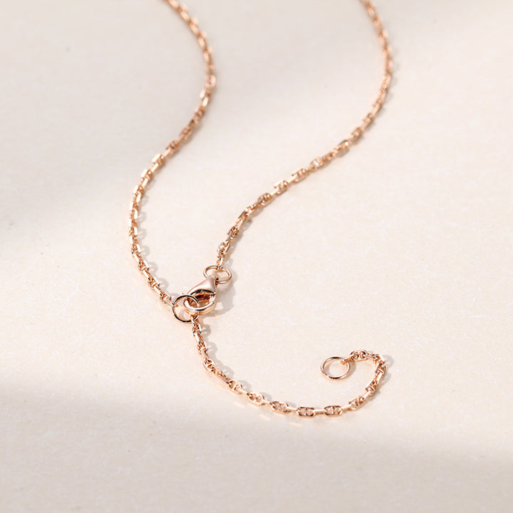 Oval Cut Cluster Lab Grown Necklace For Women