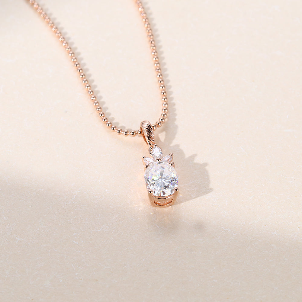 Oval Cut Cluster Lab Grown Pendant Necklace Ideas