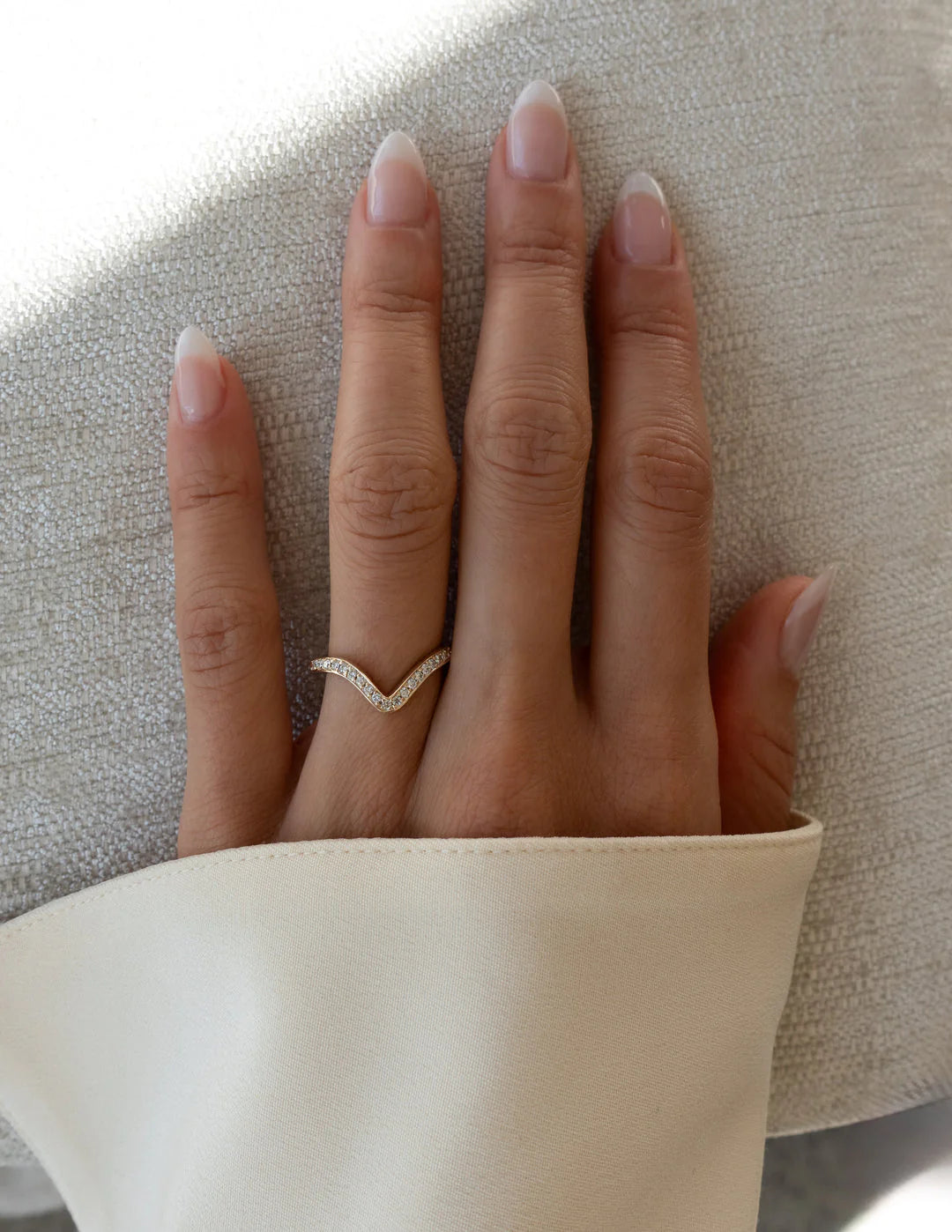 1.0CT-2.0CT Asscher E/VS Lab Grown Diamond By Pass Engagement Ring With Matching Pave Curved Band