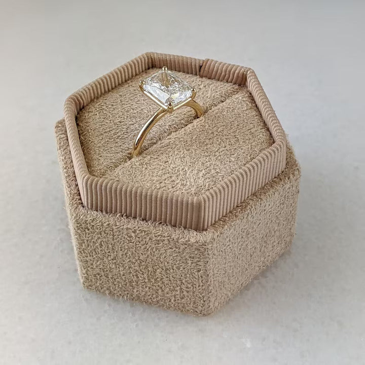 2.0CT Radiant Cut Solitaire Lab Grown Diamond Engagement Ring For Her