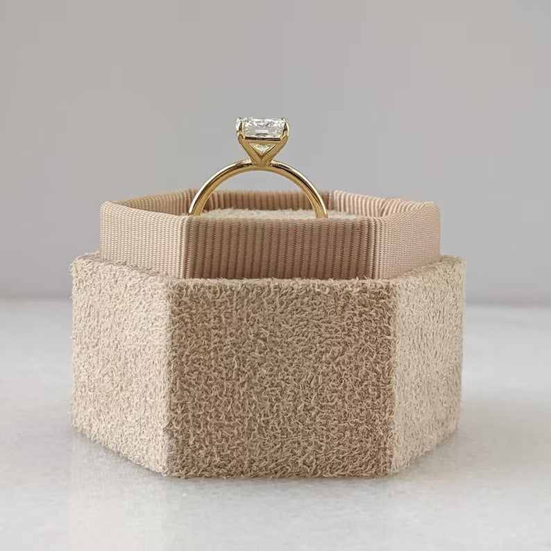 2.0CT Radiant Cut Solitaire Lab Grown Diamond Engagement Ring For Her