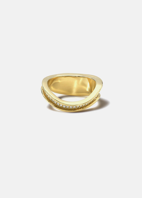 Round E/VS Lab Grown Diamond Channel Pave Unique Wedding Band