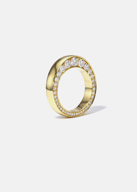 Hidden Round E/VS Lab Grown Diamond Wedding Band