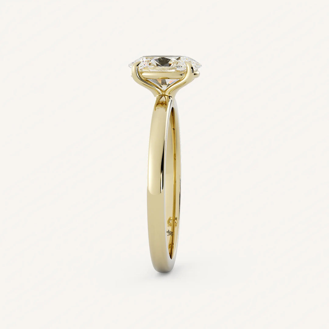 1 Carat Oval Lab Diamond Engagement Ring