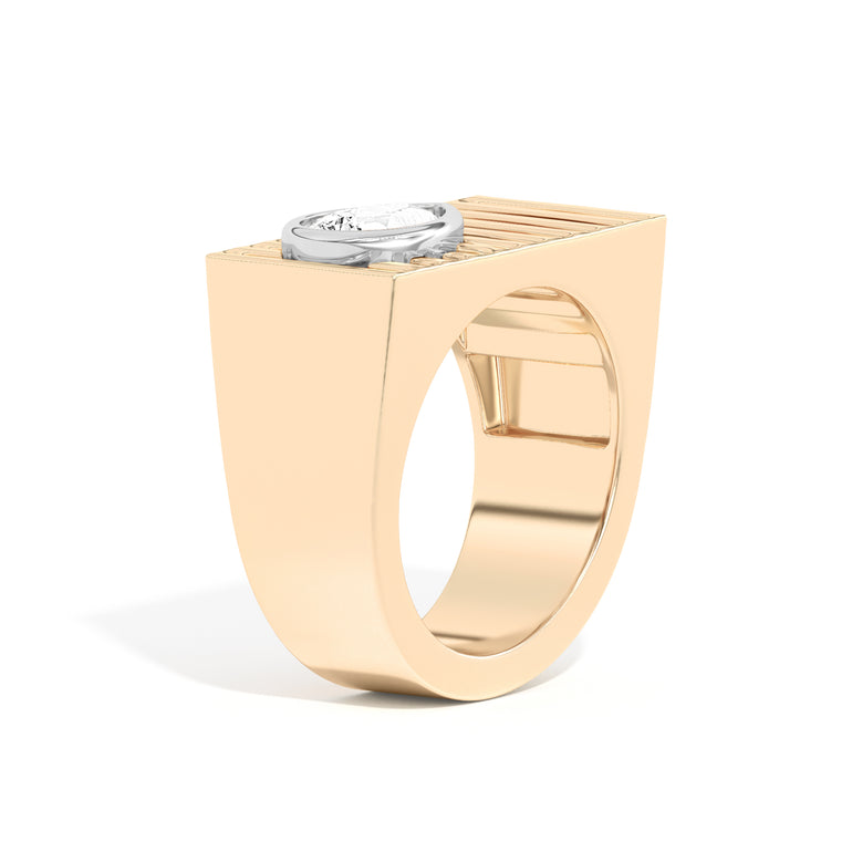 1 Carat Pear IGI Lab Diamond Ring