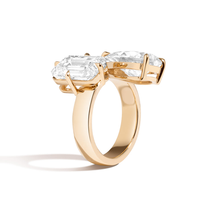 Toi Et Moi Diamond Engagement Ring