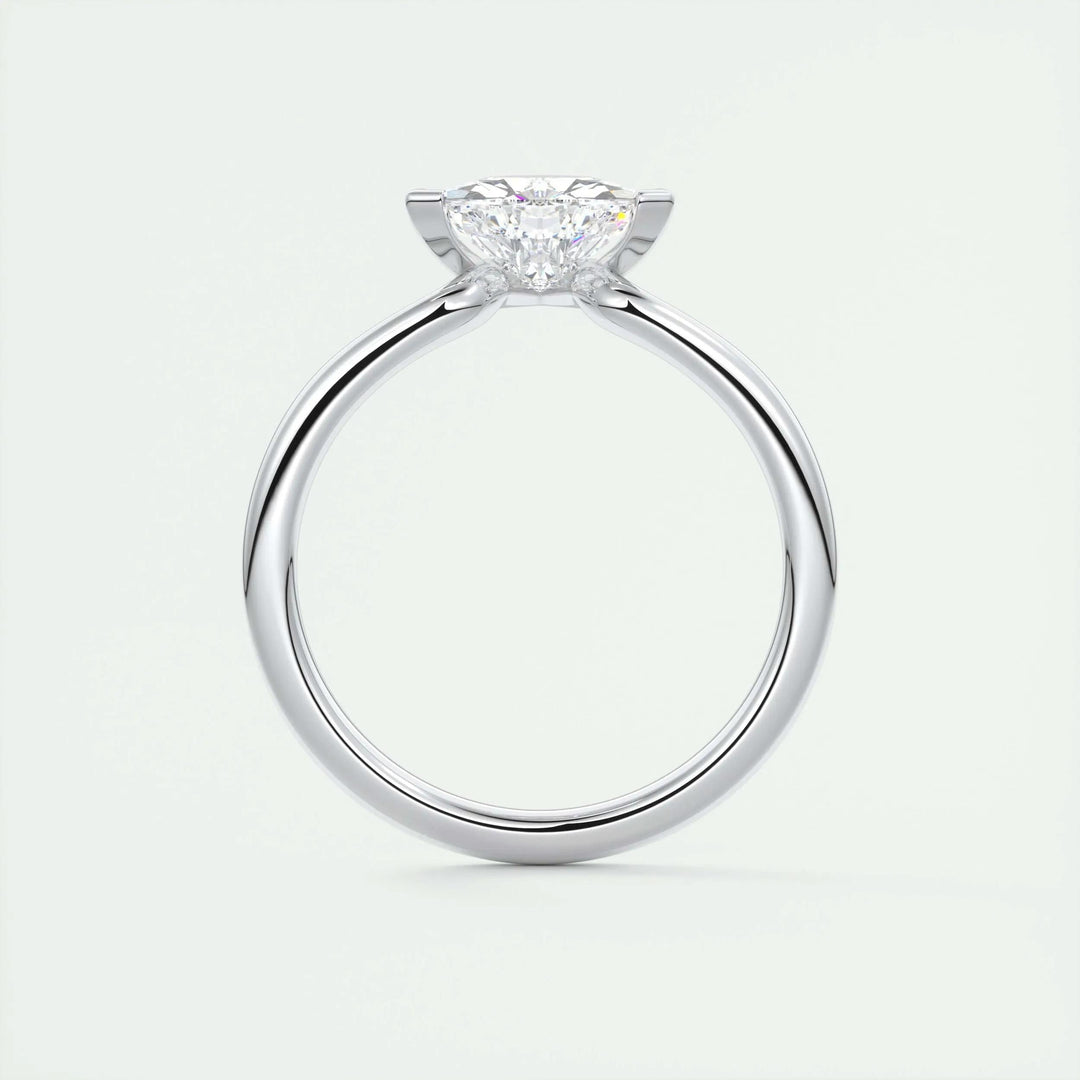 1.5ct Trillion Cut F- VS1 Lab Grown Diamond Solitaire Engagement Ring