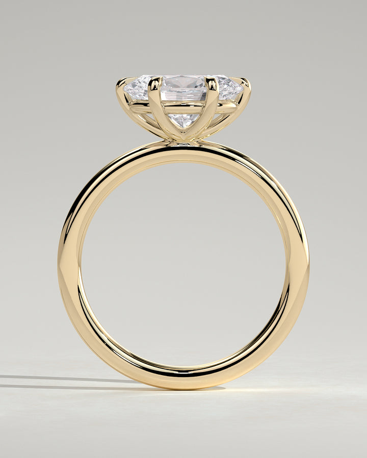 1.5ct horizontal diamond ring