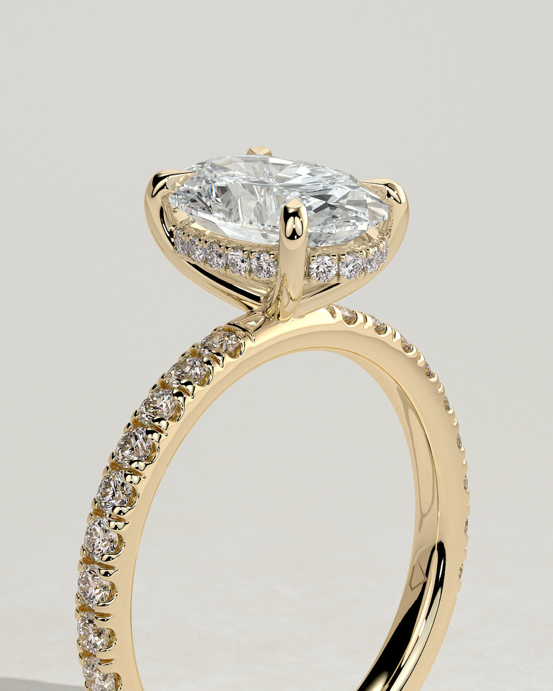 1.5ct oval engagement ring