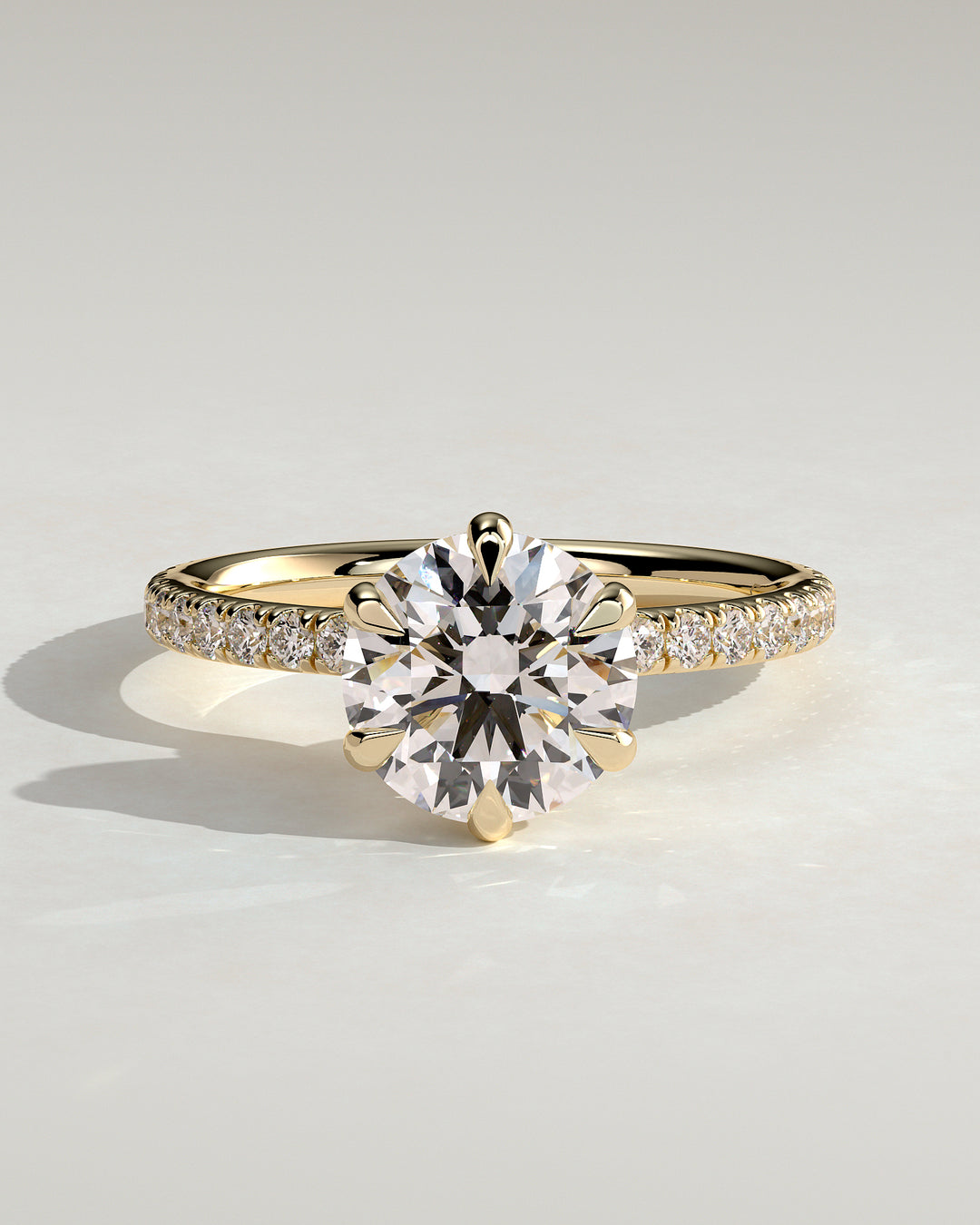 1.5ct round engagement ring