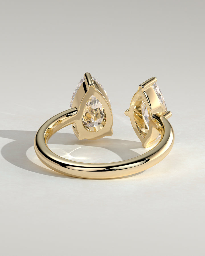 18k solid gold diamond ring
