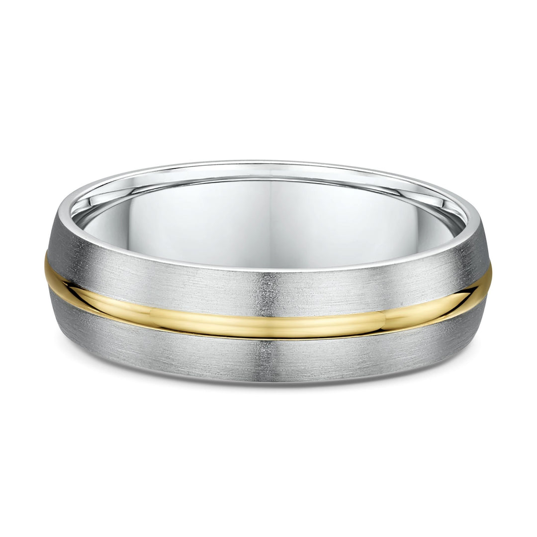 white gold mens band
