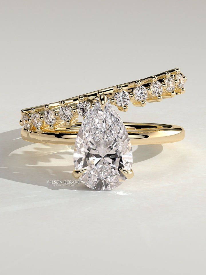 1CT Pear Diamond Ring