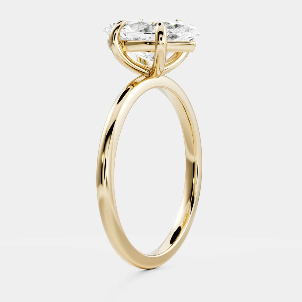 1ct marquise IGI lab grown diamond solitaire engagement ring USA
