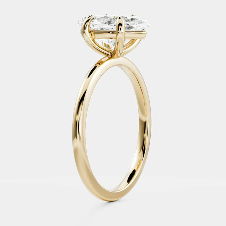 1ct marquise IGI lab grown diamond solitaire engagement ring USA