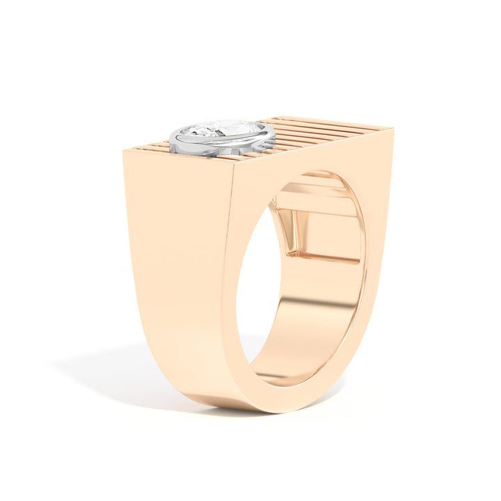 1 Carat Oval IGI Lab Diamond Ring