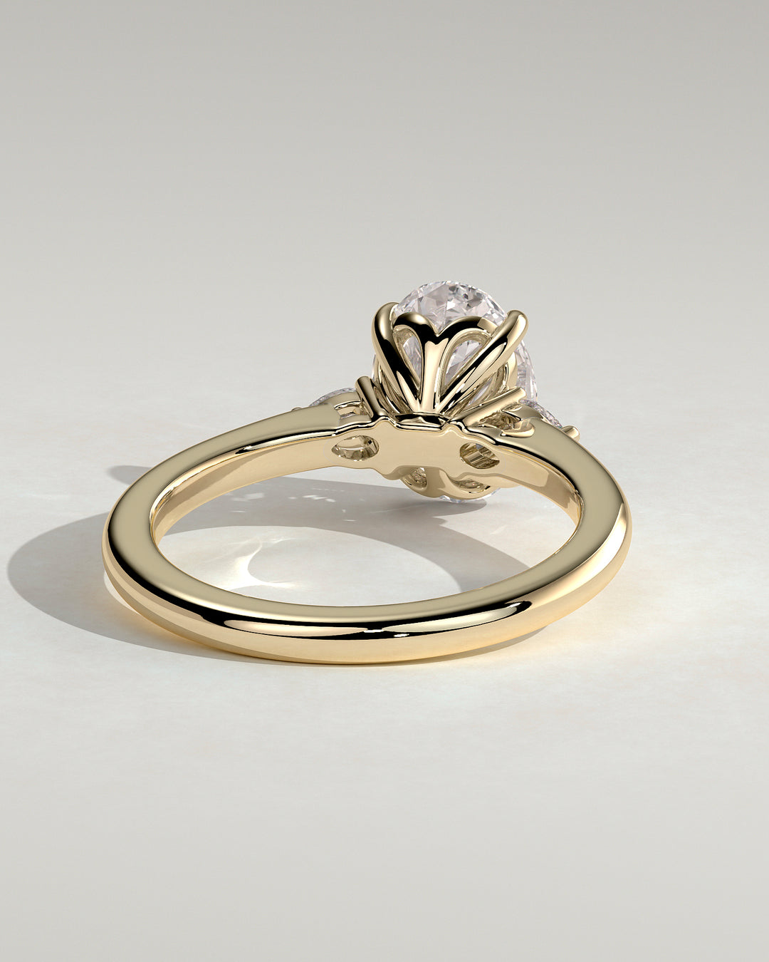 2-carat oval engagement ring