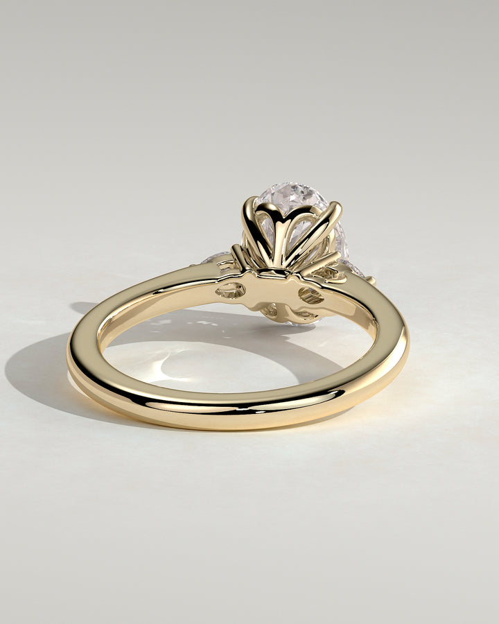 2-carat oval engagement ring